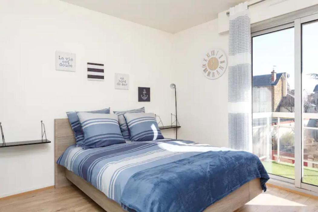 Appartement Cozy : 10/15 Min Des Champs Elysee 萨特鲁维尔 外观 照片